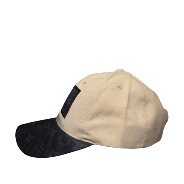 Cream Louis Vuitton Cap - Image 2