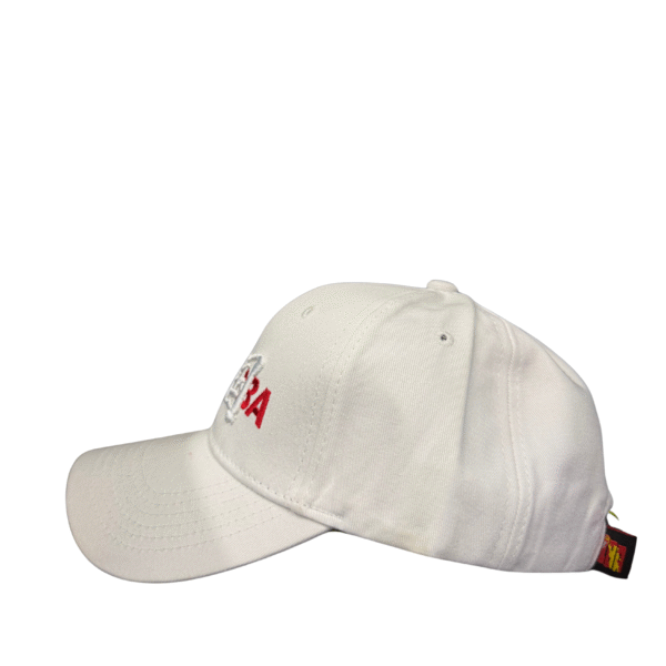 White Chinese Cap - Image 2